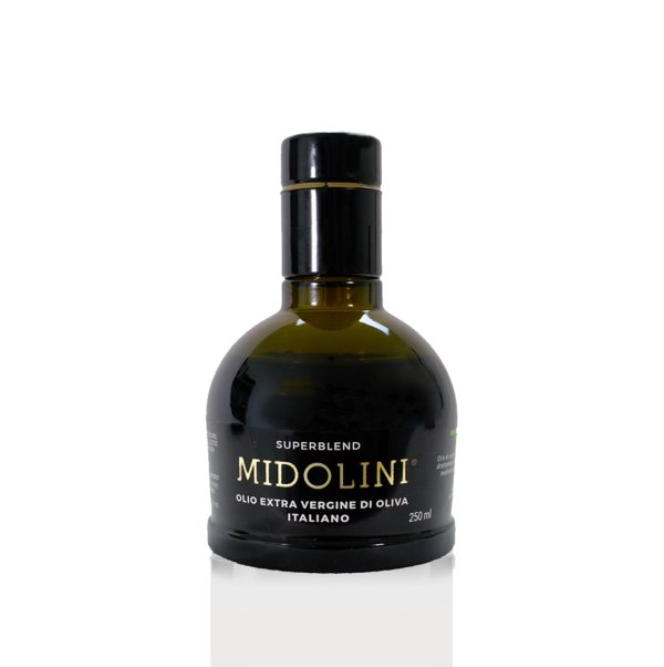 Olio extra vergine di oliva Midolini prodotto con olive italiane